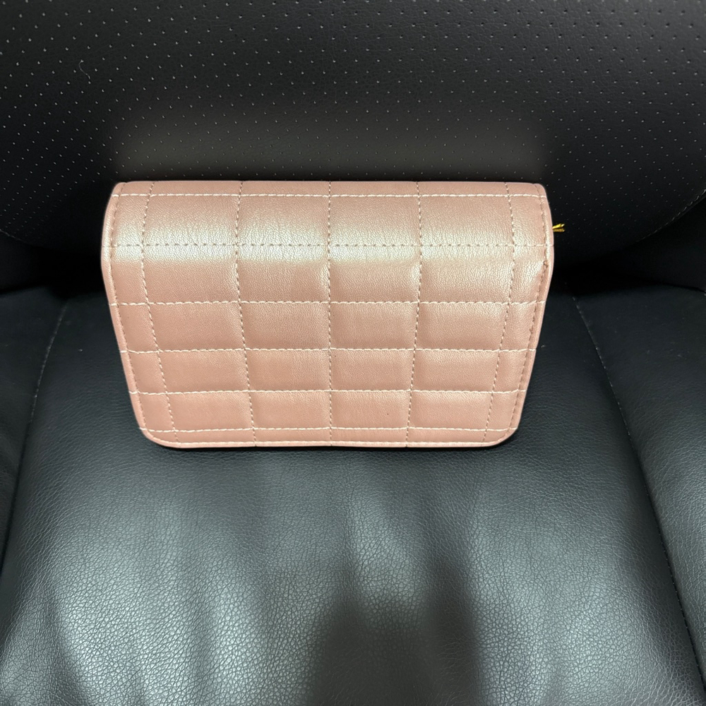 bebe Crossbody Bag in Iridescent Mauve (Pink) w/Charms - Picture 2 of 8